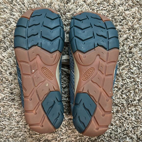 Keen Mercer Lace CNX Leather and Mesh Sneakers - Blue - US Women's Size 9 - Picture 9 of 12